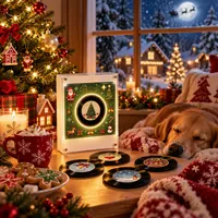 🎄Christmas Vinyl Music Player with 9 Mini Records 🎶 thumbnail 7
