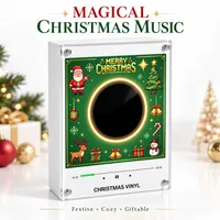 🎄Christmas Vinyl Music Player with 9 Mini Records 🎶 thumbnail 5