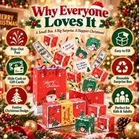 🎁Christmas Pop-up Surprise Gift Box - Unique Folding Bouncing Red Envelope Gift Box🎁 thumbnail 5