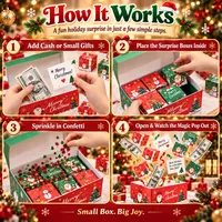 🎁Christmas Pop-up Surprise Gift Box - Unique Folding Bouncing Red Envelope Gift Box🎁 thumbnail 2