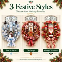 🔥 49% Off Last Day- 🎅 Merry Christmas Santa Wreath thumbnail 2