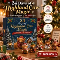 🔥 50% OFF TODAY - 🎄24 Days of Highland Cow Advent Calendar thumbnail 1