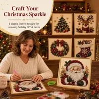 🧘Relaxing & Beginner-Friendly - 🎨💎DIY Christmas Pearl Diamond Painting Art Kit thumbnail 1