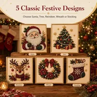 🧘Relaxing & Beginner-Friendly - 🎨💎DIY Christmas Pearl Diamond Painting Art Kit thumbnail 2