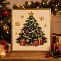 🧘Relaxing & Beginner-Friendly - 🎨💎DIY Christmas Pearl Diamond Painting Art Kit thumbnail 4