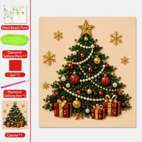 🧘Relaxing & Beginner-Friendly - 🎨💎DIY Christmas Pearl Diamond Painting Art Kit thumbnail 8