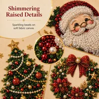 🧘Relaxing & Beginner-Friendly - 🎨💎DIY Christmas Pearl Diamond Painting Art Kit thumbnail 11