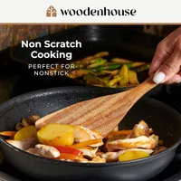 🥳2026 HOT SALE🥳💞56K+ SOLD!🔥 HOT SALE 50% OFF 🪵Wooden Spoons for Cooking – 6 Pcs Non Toxic Teak Kitchen Utensils Set thumbnail 6