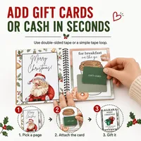 🔥 Last Day 50% OFF 🔥 Christmas Gift Card Book – 12 Gift Card Pages & Personal Message Holder thumbnail 7