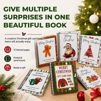 🔥 Last Day 50% OFF 🔥 Christmas Gift Card Book – 12 Gift Card Pages & Personal Message Holder thumbnail 6