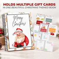 🔥 Last Day 50% OFF 🔥 Christmas Gift Card Book – 12 Gift Card Pages & Personal Message Holder thumbnail 3
