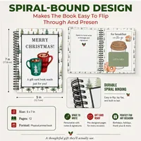 🔥 Last Day 50% OFF 🔥 Christmas Gift Card Book – 12 Gift Card Pages & Personal Message Holder thumbnail 2