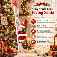 🔥 50% OFF TODAY - 🎄🎅 Flying Santa Christmas Decor thumbnail 5