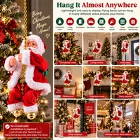 🔥 50% OFF TODAY - 🎄🎅 Flying Santa Christmas Decor thumbnail 4