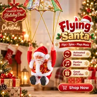 🔥 50% OFF TODAY - 🎄🎅 Flying Santa Christmas Decor thumbnail 1