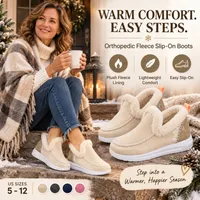 🔥 Last Day 60% OFF — Orthopedic Fleece Slip-On Boots thumbnail 1