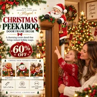 🔥 60% OFF TODAY — Christmas Peekaboo Door Frame Corner Decor | Add Instant Holiday Charm thumbnail 1