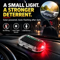 🔥 Limited-Time Deal - Solar Car Security Warning  Light-DIY Flashing Security Light for Vehicle Deterrence thumbnail 1