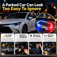 🔥 Limited-Time Deal - Solar Car Security Warning  Light-DIY Flashing Security Light for Vehicle Deterrence thumbnail 5