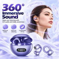 🥳2026 HOT SALE🥳💞50K+ SOLD! 🎧👂 50% OFF! Open-Ear Clip-On Bluetooth Earbuds🔋💪 thumbnail 3
