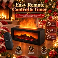 🔥 Last Day 60% OFF — 🔥🎁Fireplace Flame Diffuser Humidifier with Remote🔥 thumbnail 4