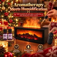 🔥 Last Day 60% OFF — 🔥🎁Fireplace Flame Diffuser Humidifier with Remote🔥 thumbnail 3