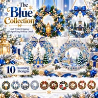 🔥 58% OFF TODAY — DIY Christmas Wreath Diamond Art Kit | Create Your Own Sparkling Holiday thumbnail 4