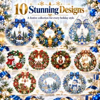 🔥 58% OFF TODAY — DIY Christmas Wreath Diamond Art Kit | Create Your Own Sparkling Holiday thumbnail 3