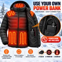 🥳2026 HOT SALE🥳💞54K+ SOLD!🔥 HOT SALE 50% OFF🔥USB-POWERED HEATED WINTER JACKET🧥 thumbnail 9