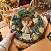 🔥 50% OFF – Create Your Own Christmas Magic with a Beautiful 3D Fabric Wreath thumbnail 4