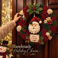 🔥 50% OFF – Create Your Own Christmas Magic with a Beautiful 3D Fabric Wreath thumbnail 2