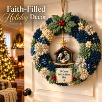 🔥 50% OFF – Create Your Own Christmas Magic with a Beautiful 3D Fabric Wreath thumbnail 8