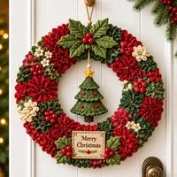 🔥 50% OFF – Create Your Own Christmas Magic with a Beautiful 3D Fabric Wreath thumbnail 10