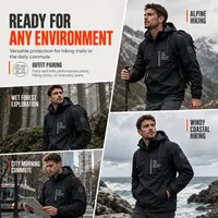 🥳2026 HOT SALE🥳💞54K+ SOLD! -🔥 Bestseller – Men's Outdoor Windbreaker with Detachable Hood thumbnail 5