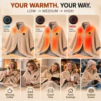 ⛄LIMITED-TIME 50% OFF‼️💞54K+ SOLD⭐🔥 USB HEATED WEARABLE SHAWL thumbnail 7