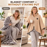 ⛄LIMITED-TIME 50% OFF‼️💞54K+ SOLD⭐🔥 USB HEATED WEARABLE SHAWL thumbnail 10