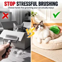 🔥 UP TO 50% OFF – Say Goodbye to Grooming Struggles! 🐱 3-in-1 Self-Grooming Brush for Less Loose Fur & Happier Cats! thumbnail 2