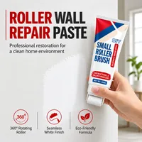 🖌️ Wall repair paste with rollers – All-in-one wall repair kit, quickly removes cracks thumbnail 1