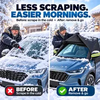 🔥 50% OFF — 💞54K+ SOLD!🔥All-Season Windshield Snow Cover with Mirror Protection❄️ thumbnail 6