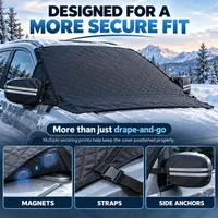 🔥 50% OFF — 💞54K+ SOLD!🔥All-Season Windshield Snow Cover with Mirror Protection❄️ thumbnail 7