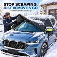 🔥 50% OFF — 💞54K+ SOLD!🔥All-Season Windshield Snow Cover with Mirror Protection❄️ thumbnail 8