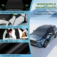 🔥 50% OFF — 💞54K+ SOLD!🔥All-Season Windshield Snow Cover with Mirror Protection❄️ thumbnail 10