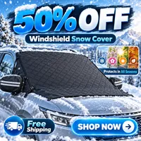 🔥 50% OFF — 💞54K+ SOLD!🔥All-Season Windshield Snow Cover with Mirror Protection❄️ thumbnail 1