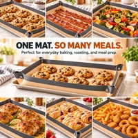 🔥 LIMITED-TIME 50% OFF 💞54K+ SOLD⭐— SnapBake Reusable Baking Mat That Turns Into a Tray thumbnail 3