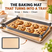 🔥 LIMITED-TIME 50% OFF 💞54K+ SOLD⭐— SnapBake Reusable Baking Mat That Turns Into a Tray thumbnail 4