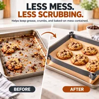 🔥 LIMITED-TIME 50% OFF 💞54K+ SOLD⭐— SnapBake Reusable Baking Mat That Turns Into a Tray thumbnail 7