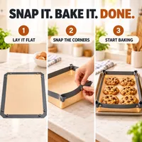 🔥 LIMITED-TIME 50% OFF 💞54K+ SOLD⭐— SnapBake Reusable Baking Mat That Turns Into a Tray thumbnail 10
