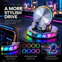 📱 RGB Car Phone Mount ✅ Auto-Clamping & Wireless Charging | Safe One-Hand Driving 🚗 thumbnail 8