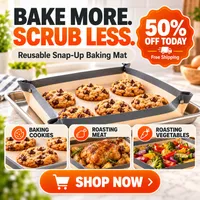 🔥 LIMITED-TIME 50% OFF 💞54K+ SOLD⭐— SnapBake Reusable Baking Mat That Turns Into a Tray thumbnail 1