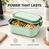 🔥 LIMITED-TIME 50% OFF 💞54K+ SOLD⭐ Portable Electric Heated Lunch Box Water-Free Food Warmer thumbnail 4
